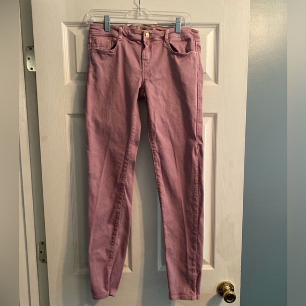 Zara Core Denim Trafaluc Slim Pink Jeans Size 8 Skinny Jeans